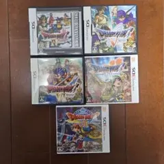 ドラゴンクエストIV・Ⅴ・Ⅵ・Ⅶ・Ⅷ　セット　4.5.6.7.8　ds、3ds