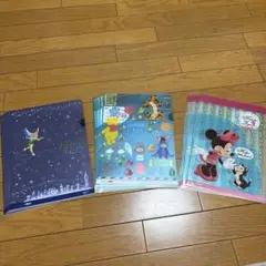 ディズニー キャラクタークリアファイル 3種（5枚➕5枚➕3枚）合計 13枚新品
