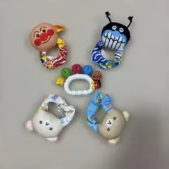 【美品】アンパンマン バイキンマン リラックマ　ラトル　すず