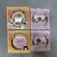 Mellojoy スクイーズ スフレ Lサイズ 3個 まとめ売り いちご チョコ