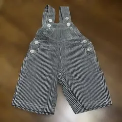ストライプオーバーオール 80cm