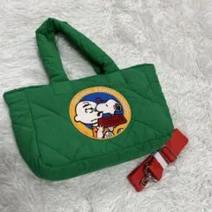未使用　SNOOPY PEANUTS キルティングバッグBTS 2way