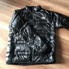 【お値下げ】薄手ノースフェイスダウンジャケット Mサイズ　黒　ブラック