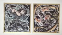 鬼滅の刃 無一郎、悲鳴嶼➁ WEBSHOPくじ アクリル色紙