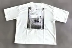 グラフィックプリントTシャツ ホワイト　メンズ　Lのサムネイル