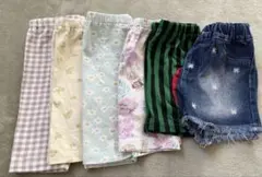 ベビー　ハーフパンツ　6枚セット　80-90