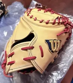 新品　野球　Wilson ウィルソン　硬式用 キャッチャーミット　捕手用　右投のサムネイル