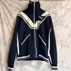 90's PUMA プーマ ヴィンテージ トラックジャケット ジャージ 襟高