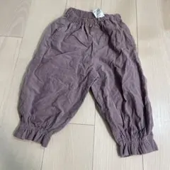 コーデュロイ ロングパンツ くすみパープル 100cmのサムネイル
