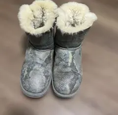 ⭐️ 【22センチ】UGG ムートンブーツ グレー リボン