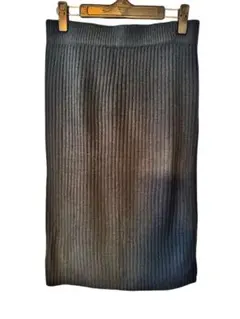 ニットスカート ひざ丈スカート