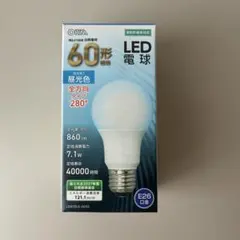OHM LED電球 60形相当 昼光色 E26口金