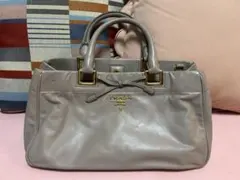 PRADA グレージュ　ショルダーバッグ取り外し可