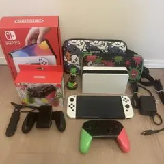 Nintendo Switch 有機EL（ホワイト）プロコン+amibo+おまけ