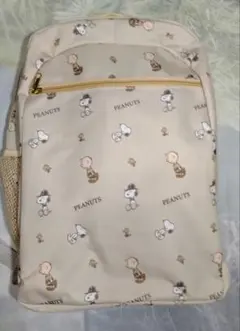 スヌーピー PEANUTS リュックサック ベージュ