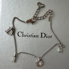 Christian Dior ロゴチャーム ブレスレット