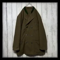 【VINTAGE】チロリアンジャケット☆ダブルブレスト☆ユーロ☆ブラウン系 L
