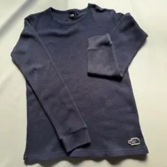 THE NORTH FACE 長袖カットソー ダークブルー ワッフルロンT