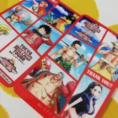 東京ワンピースタワー　カード　ルフィ　麦わらの一味