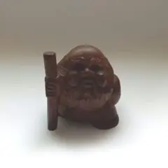 コロポックル　木彫り人形　北海道　民芸