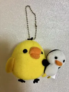 ぶらさげリラックマ　キイロイトリ　マスコットキーチェーン