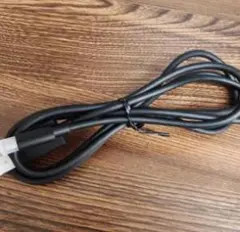 USBタイプA 充電ケーブル 黒