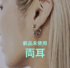 jentlois ジェントルイス Melt half hoop pierce jentlois ジェントルイス Melt half hoop pierce - メルカリ