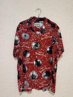 WACKO MARIA ミラーボール柄 アロハシャツ レッドのサムネイル