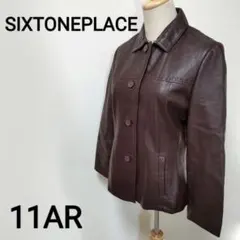 【SIXTONE PLACE】羊革ジャケット　裏地あり　11AR　1496