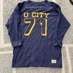 ウエアハウス Lot 4063 U CITY 7分袖フットボールTシャツ　美品