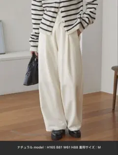 ワイドスラックス スラックス