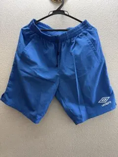 umbro ハーフパンツ ブルー　Lサイズ　紐あり