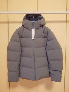 ユニクロ シームレスダウンパーカ グレー Lサイズ