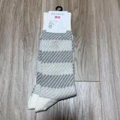 ユニクロ JWA ソックス 25-27cm オフホワイト
