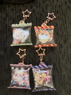 ちいかわ　エアー　キーホルダー 4個セット