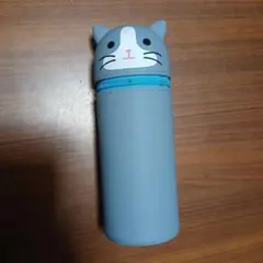 猫の顔デザイン ペンケース