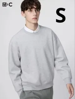 UNIQLO:C オーバーサイズスウェットシャツ/グレーS