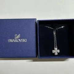 スワロフスキー ネックレス クローバー
