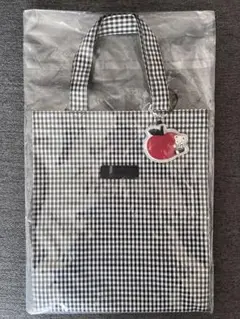 【新品未開封】ファミリア　トートバッグ　ギンガムチェック