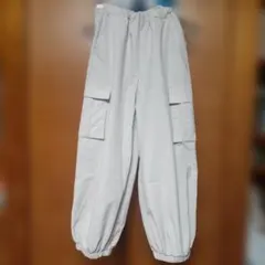 カーゴパンツ ライトグレー ジョガーパンツ