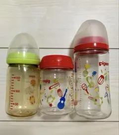 Pigeon 哺乳瓶 3本セット 母乳実感 まとめ売り