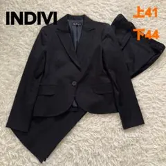 INDIVI パンツスーツ セットアップ ブラックのサムネイル