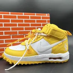 新品✨️ ナイキ オフホワイト エアフォース 1 MID メンズ 27.5cm