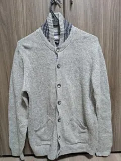 【THE SHOP TK】ニットカーディガン グレーのサムネイル