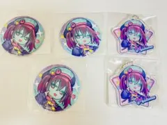ミルキーサブウェイ　まるくじ　マキナ　5点セット　アクリルキーホルダー　缶バッジ