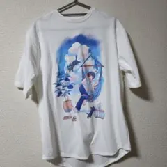 キヨ猫 Tシャツ (キヨとキヨ猫) 白 レディースサイズ