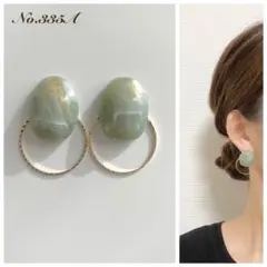 おりんごさま専用　＊蝶バネゴム付イヤリング