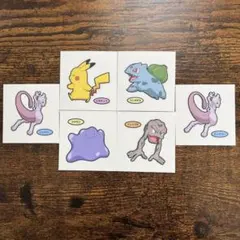 ポケモンデコキャラシール　第216弾　ピカチュウ フシギダネ　イシツブテ