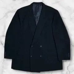 00's vintage ダブルブレストジャケット 黒 LLサイズ アーカイブ