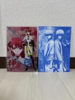 銀魂 3年z組 銀八先生 ジャンボカードダス クリアコレクション 神楽